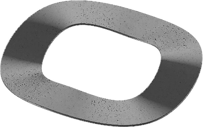 Dalgalı Disk Yay, Yüksek Karbonlu Çelik, 0.413" ID, 0.622" OD, 0,006" Kalınlık