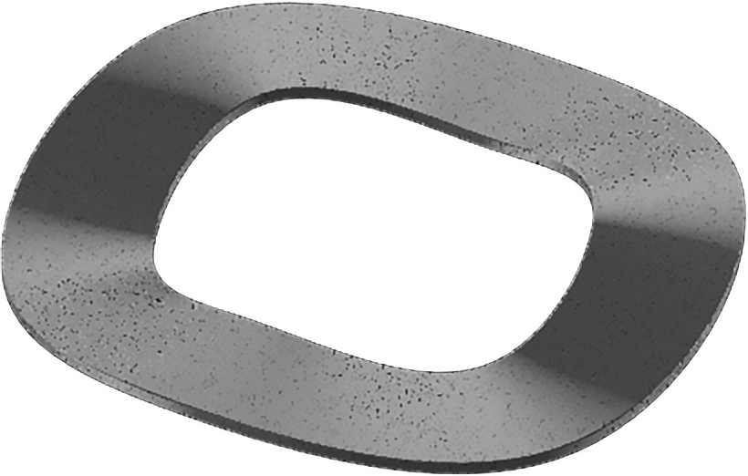 Dalgalı Disk Yay, Yüksek Karbonlu Çelik, 0.413" ID, 0.622" OD, 0,012" Kalınlık