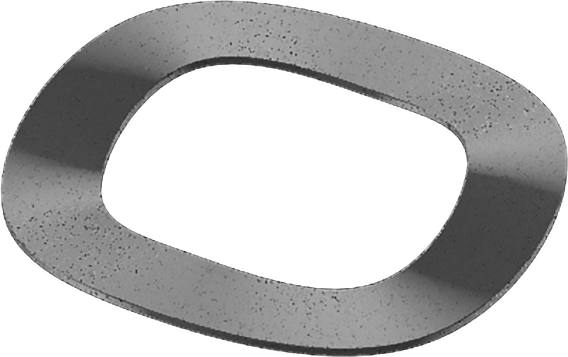 Dalgalı Disk Yay, Yüksek Karbonlu Çelik, 0.265" ID, 0.367" OD, 0,006" Kalınlık