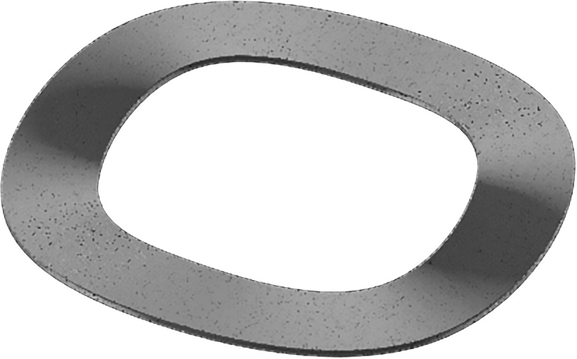 Dalgalı Disk Yay, Yüksek Karbonlu Çelik, 0.44" ID, 0.618" OD, 0,008" Kalınlık