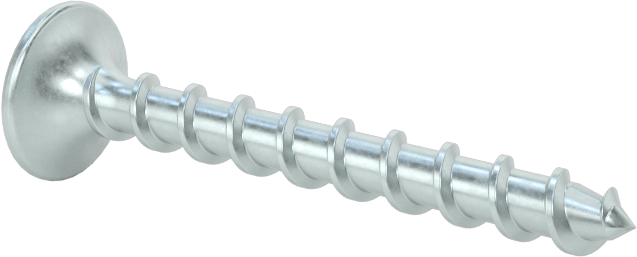 Ahşap için Alçıpan Vidası, Çinko Kaplı Çelik, Numara 6 Boyut, 1-1/4" Uzunluk