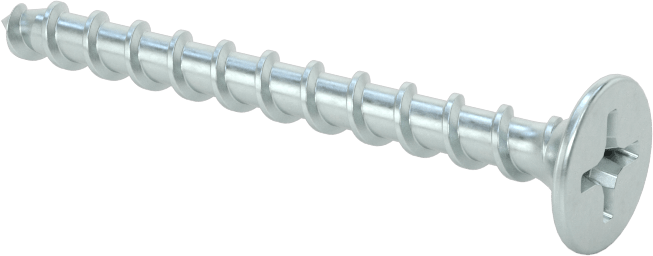 Ahşap için Alçıpan Vidası, Çinko Kaplı Çelik, Numara 6 Boyut, 1-1/2" Uzunluk