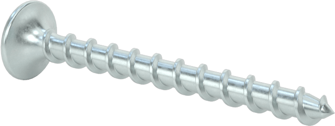 Ahşap için Alçıpan Vidası, Çinko Kaplı Çelik, Numara 6 Boyut, 1-1/2" Uzunluk