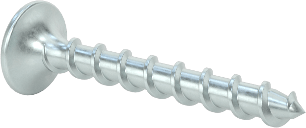 Ahşap için Alçıpan Vidası, Çinko Kaplı Çelik, Numara 6 Boyut, 1-1/8" Uzunluk