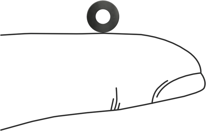Kavisli Disk Yaylar, 3/32" Mil Çapı için, 0.11" ID, 0.242" OD, 0,005" Kalınlık
