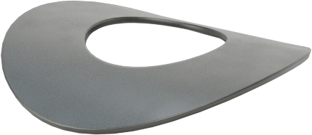 Kavisli Disk Yaylar, 3/32" Mil Çapı için, 0.11" ID, 0.242" OD, 0,005" Kalınlık