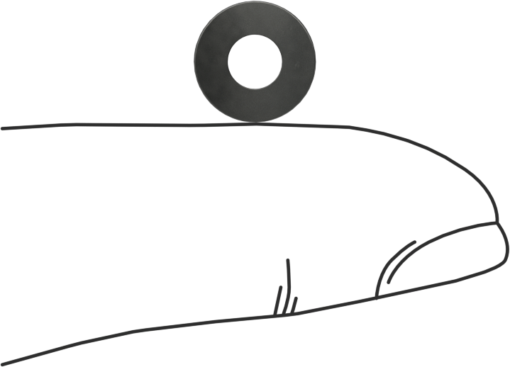 Kavisli Disk Yaylar, 5/32" Mil Çapı için, 0.164" ID, 0.367" OD, 0,01 inç Kalınlık