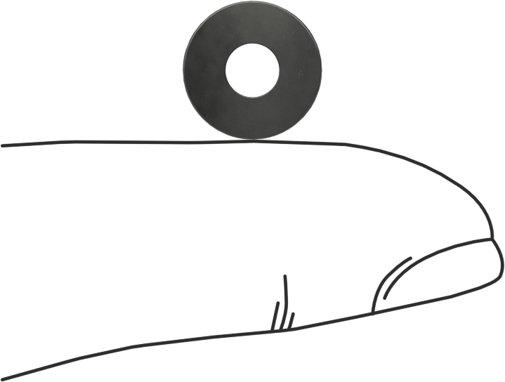 Kavisli Disk Yaylar, 5/32" Mil Çapı için, 0.164" ID, 0.423" OD, 0,012" Kalınlık