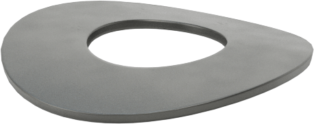 Kavisli Disk Yaylar, 13/64" Mil Çapı için, 0.216" ID, 0.484" OD, 0,015 inç Kalınlık
