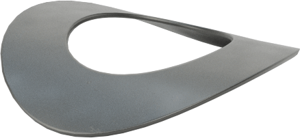 Kavisli Disk Yaylar, 1/8" Mil Çapı için, 0.135" ID, 0.245" OD, 0,0040 inç Kalınlık