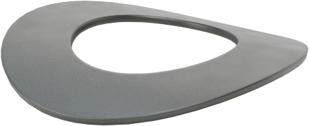 Kavisli Disk Yaylar, 0,190" Mil Çapı için, 0.200" ID, 0.370" OD, 0,0090" Kalınlık