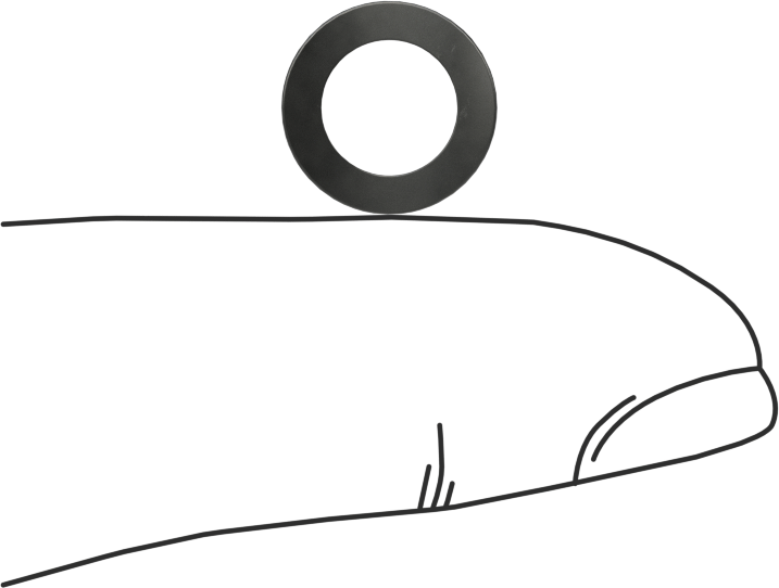Kavisli Disk Yaylar, 1/4" Mil Çapı için, 0.269" ID, 0.423" OD, 0,0065" Kalınlık