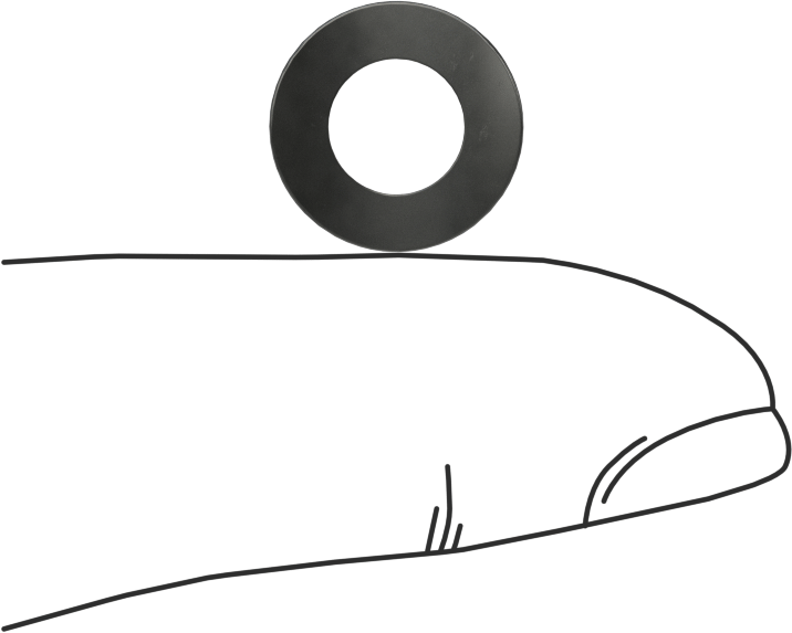 Kavisli Disk Yaylar, 1/4" Mil Çapı için, 0.265" ID, 0.490" OD, 0,0075 inç Kalınlık