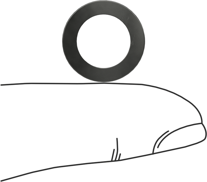 Kavisli Disk Yaylar, 3/8" Mil Çapı, 0.400" ID, 0.612" OD, 0,0090" Kalınlık