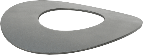 Kavisli Disk Yaylar, 3/8" Mil Çapı, 0.4" ID, 0.857" OD, 0,012" Kalınlık