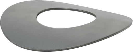 Kavisli Disk Yaylar, 17/32" Mil Çapı için, 0.553" ID, 1.225" OD, 0,02" Kalınlık