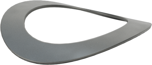 Kavisli Disk Yaylar, 5/8" Mil Çapı için, 0.663" ID, 0.972" OD, 0,017 inç Kalınlık