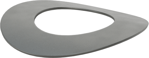 Kavisli Disk Yaylar, 5/8" Mil Çapı için, 0.663" ID, 1.225" OD, 0,018 inç Kalınlık