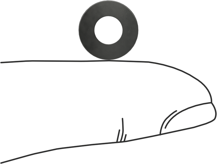 Kavisli Disk Yaylar, 0,190" Mil Çapı için, 0.200" ID, 0.423" OD, 0,0113 inç Kalınlık