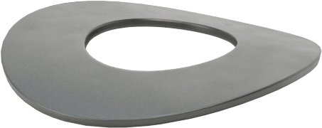 Kavisli Disk Yaylar, 0,190" Mil Çapı için, 0.200" ID, 0.423" OD, 0,0113 inç Kalınlık