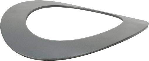 Kavisli Disk Yaylar, 3/4" Mil Çapı için, 0.8" ID, 1.225" OD, 0,017 inç Kalınlık