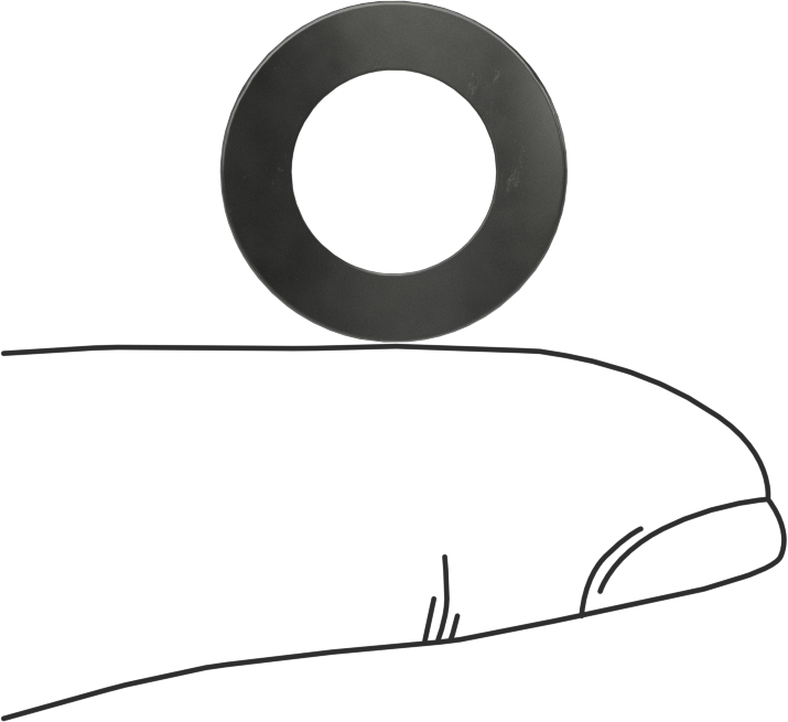 Kavisli Disk Yaylar, 3/8" Mil Çapı, 0.400" ID, 0.672" OD, 0,0100 inç Kalınlık