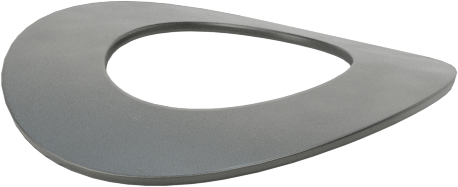 Kavisli Disk Yaylar, 1/4" Mil Çapı için, 0.265" ID, 0.490" OD, 0,0110 inç Kalınlık