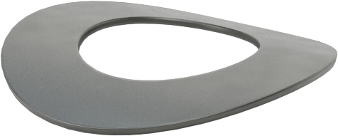 Kavisli Disk Yaylar, 3/8" Mil Çapı, 0.395" ID, 0.735" OD, 0,0160" Kalınlık