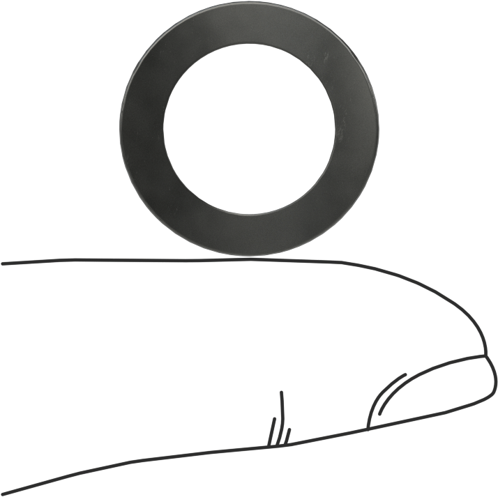 Kavisli Disk Yaylar, 1/2" Mil Çapı için, 0.531" ID, 0.795" OD, 0,0113 inç Kalınlık