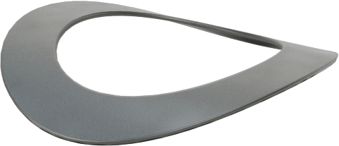 Kavisli Disk Yaylar, 1/2" Mil Çapı için, 0.531" ID, 0.795" OD, 0,0113 inç Kalınlık