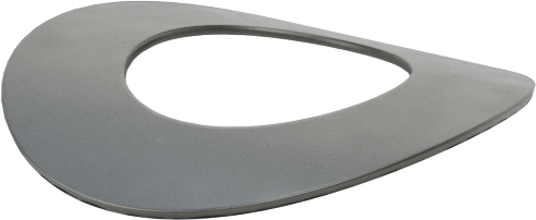 Kavisli Disk Yaylar, 1/2" Mil Çapı için, 0.525" ID, 0.980" OD, 0,0180 inç Kalınlık