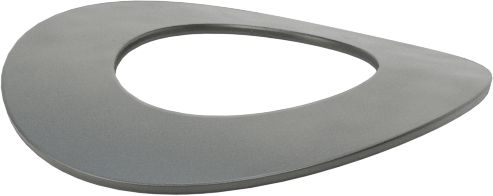 Kavisli Disk Yaylar, 1/2" Mil Çapı için, 0.525" ID, 0.980" OD, 0,0210" Kalınlık