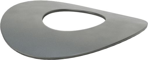 Kavisli Disk Yaylar, 1/2" Mil Çapı için, 0.525" ID, 1.225" OD, 0,0210" Kalınlık