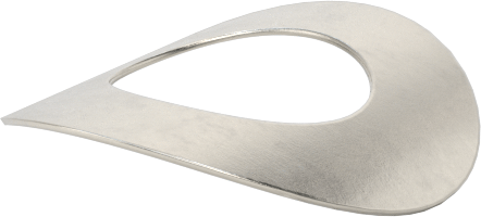 Korozyona Dayanıklı Kavisli Disk Yaylar, 0,164" Mil Çapı için, 0.174" ID, 0.322" OD, 0,0050 inç Kalınlık