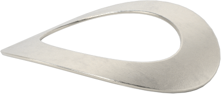Korozyona Dayanıklı Kavisli Disk Yaylar, 1/4" Mil Çapı için, 0.269" ID, 0.423" OD, 0,0065" Kalınlık