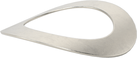 Korozyona Dayanıklı Kavisli Disk Yaylar, 3/8" Mil Çapı, 0.400" ID, 0.612" OD, 0,0090" Kalınlık