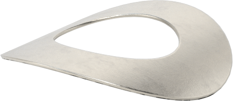 Korozyona Dayanıklı Kavisli Disk Yaylar, 3/8" Mil Çapı, 0.395" ID, 0.735" OD, 0,0110 inç Kalınlık