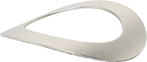 Korozyona Dayanıklı Kavisli Disk Yaylar, 1/2" Mil Çapı için, 0.531" ID, 0.795" OD, 0,0113 inç Kalınlık