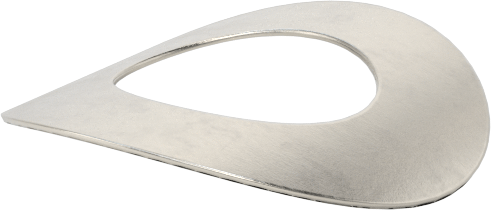 Korozyona Dayanıklı Kavisli Disk Yaylar, 1/2" Mil Çapı için, 0.525" ID, 0.980" OD, 0,0140 inç Kalınlık