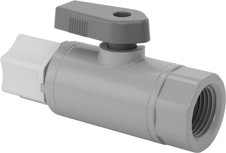 İçme Suyu için Açma/Kapama Vanası, 3/8" Dış Çaplı Boru x 3/8 NPT Dişi için Sıkıştırma Bağlantı Elemanı