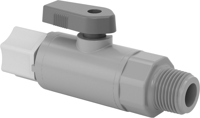 İçme Suyu için Açma/Kapama Vanası, 3/8" Dış Çaplı Boru x 3/8 NPT Erkek için Sıkıştırma Bağlantı Elemanı