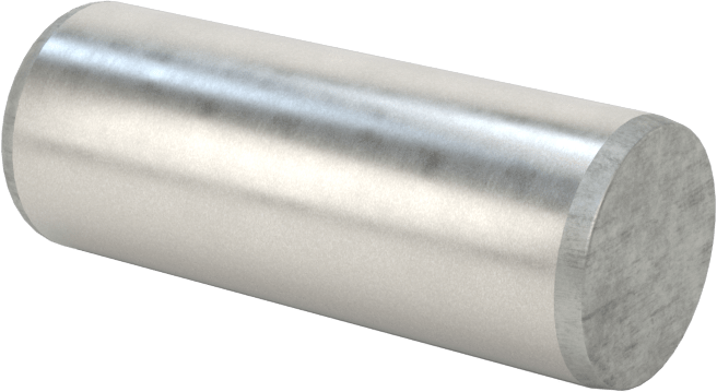 Çıkarılabilir Pim, Yüksek Mukavemetli 4140 Alaşımlı Çelik, 3/8" Çap, 1" Uzunluk