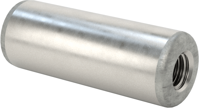 Çıkarılabilir Pim, Yüksek Mukavemetli 4140 Alaşımlı Çelik, 3/8" Çap, 1" Uzunluk