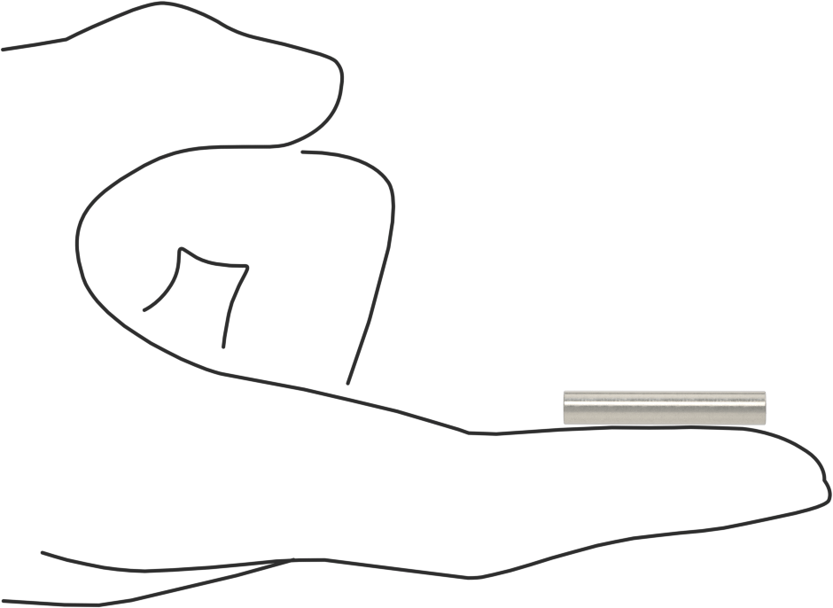Çıkarılabilir Pim, 18-8 Paslanmaz Çelik, 3/16" Çap, 1-1/8" Uzunluk