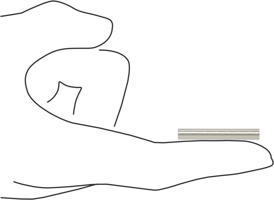 Çıkarılabilir Pim, 18-8 Paslanmaz Çelik, 3/16" Çap, 1-3/8" Uzunluk