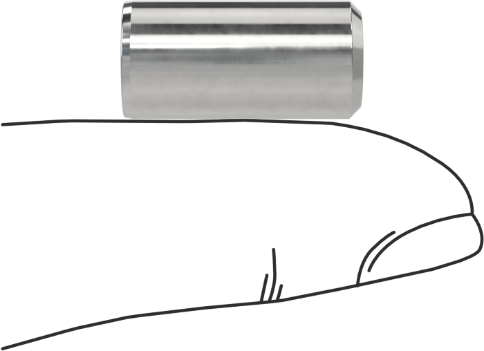 Çıkarılabilir Pim, 18-8 Paslanmaz Çelik, 3/8" Çap, 3/4" Uzunluk