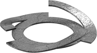 Parmak Disk Yayları, R4 için, 625 ve 634 Rulman Ticaret No., 0.312" ID, 0.595" OD