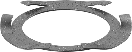 Parmak Disk Yayları, 6205 ve 6304 Rulman Ticaret No. için, 1.359" ID, 2.022" OD