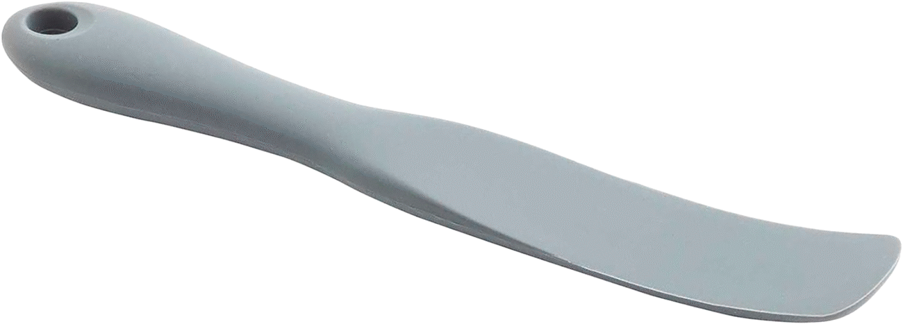 Yuvarlak Bıçaklı Silikon Spatula, 1 inç Genişlik x 5 inç Uzunluk