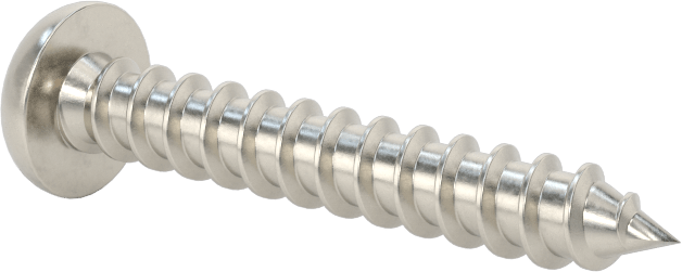 Sac Metal için Kare Tahrikli Yuvarlak Başlı Vidalar, Süper Korozyona Dayanıklı 316 Paslanmaz Çelik, 10 Numaralı Boyut, 1-1/4" Uzunluk